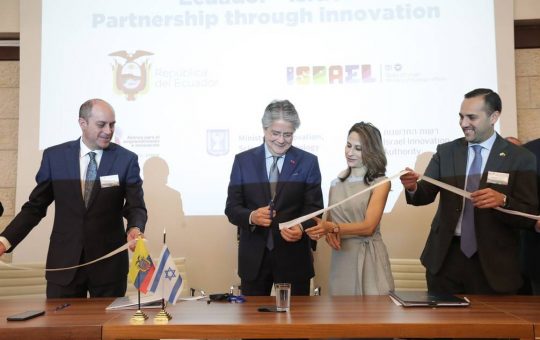 Guillermo Lasso abrió Oficina de Innovación de Ecuador en Israel.
