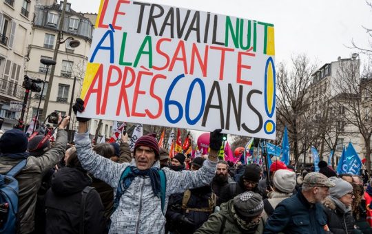 Francia: gran éxito de la primera jornada de movilización contra la reforma previsional