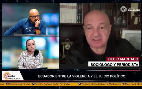 Entrevista a Decio Machado «Parece que es intencional que el Estado esté desmantelado y no se haga nada para combatir la inseguridad»