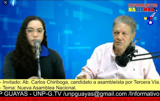 Informativo: Ab. Carlos Chiriboga, pre-candidato a asambleísta por Tercera Vía.