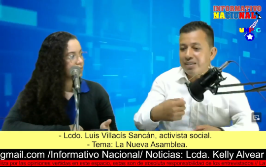 Informativo: Lcdo. Luis Villacís Sancán, activista social – La Nueva Asamblea
