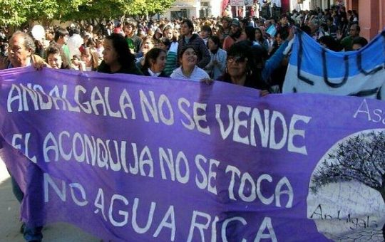 «La megaminería ha demostrado el fracaso en toda la Argentina»