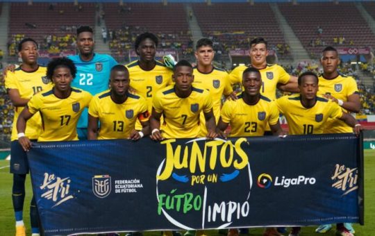 Ecuador en el puesto 40 del ranking FIFA