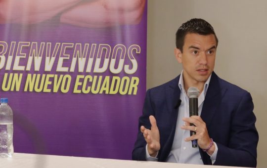 El candidato presidencial Daniel Noboa buscará captar al “correísmo blando