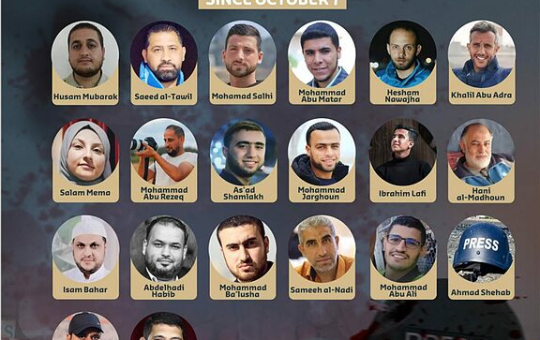 El peligro de informar: Más de 60 periodistas víctimas en Gaza