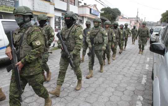 Más 10.000 personas fueron detenidas en Ecuador desde el inicio de la lucha contra el narcoterrorismo