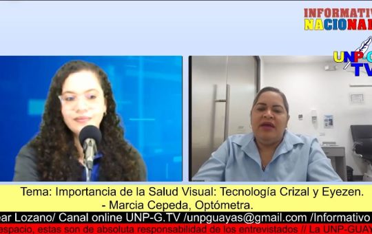 Informativo Nacional: Importancia de la Salud Visual: Tecnología Crizal y Eyezen.
