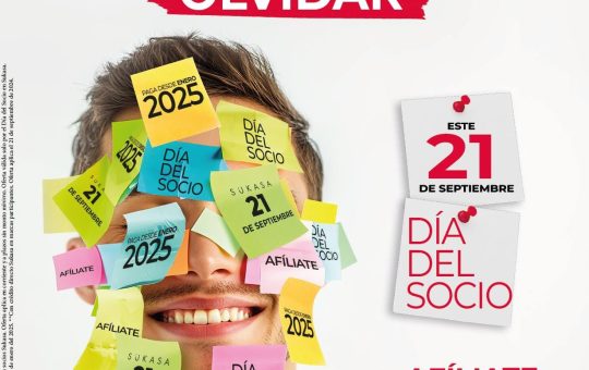 Beneficios por el Día del Socio el 21 de septiembre en SUKASA