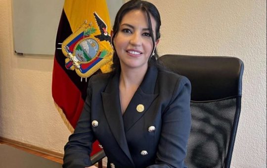 Sariha Moya fue designada como Vicepresidenta encargada