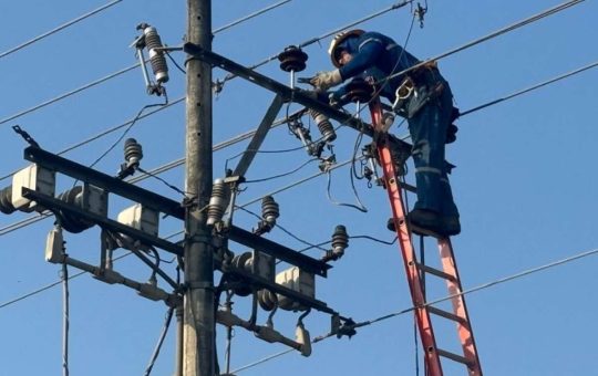 Suspensión de energía tendrá una duración de cinco a siete horas