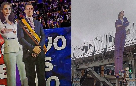 Figuras de cartón en campaña: ¿símbolo de conexión con los votantes?