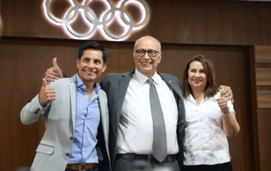¡Equipo de oro! Jorge Delgado y Jefferson Pérez al frente del Comité Olímpico Ecuatoriano