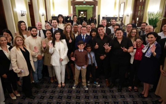 Presidente Noboa se reunió con compatriotas en Israel