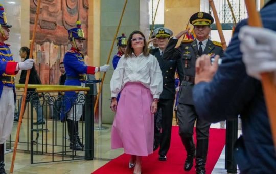 María José Pinto asumió sus funciones en la Vicepresidencia