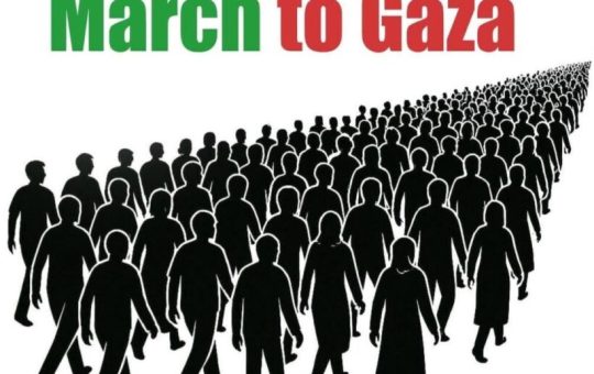 Pressenza participa en la Marcha Global a Gaza
