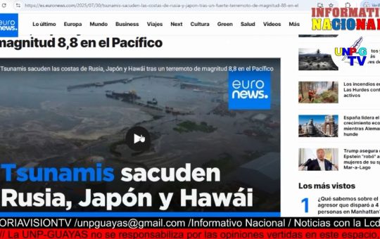 Informativo Nacional: Dimite el ministro de Gobierno de Ecuador, José de la Gasca