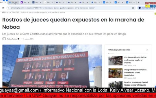 Informativo Nacional: Gobierno de Ecuador modifica el subsidio al combustible y reduce margen de bajada al 5 %