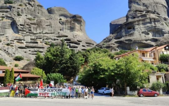 Grecia: más de un centenar de ciudades unen sus voces por una Palestina libre