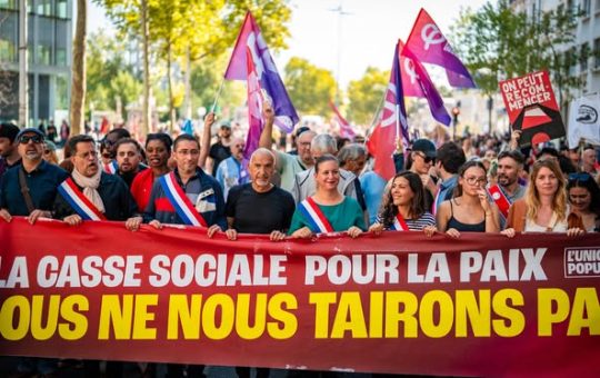 Más de un millón de personas en manifestación en las calles de Francia hoy
