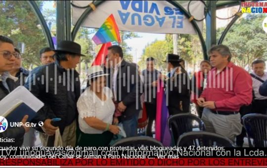 Informativo Nacional: Ecuador vive su segundo día de paro con protestas, vías bloqueadas y 47 detenidos.