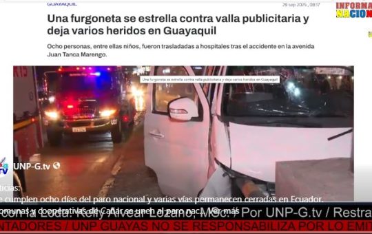 Informativo Nacional: Se cumplen ocho días del paro nacional y varias vías permanecen cerradas en Ecuador.