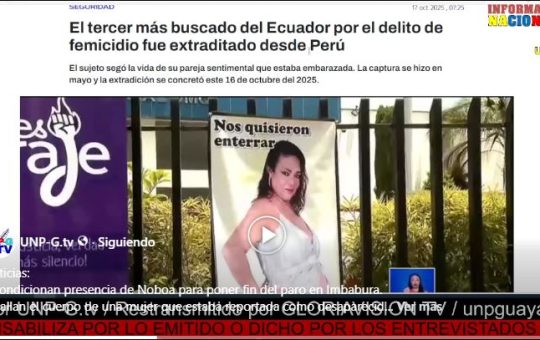 Informativo Nacional: Condicionan presencia de Noboa para poner fin del paro en Imbabura.