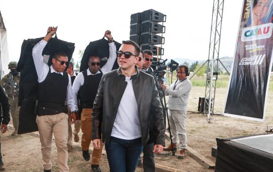 Presidente Noboa reaparece en redes sociales tras una semana de cambios y silencio