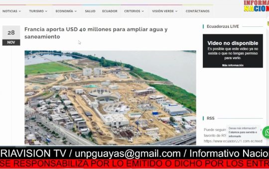 Informativo Nacional: Los guardias de exoficinas de Diario El Telégrafo en Guayaquil fueron asaltados.