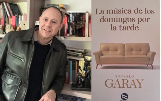 Gonzalo Garay Burnás presenta su nueva novela «La música de los domingos por la tarde»