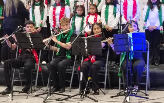 Orquestas Escolares de la Zona 6 presentan concierto de Navidad