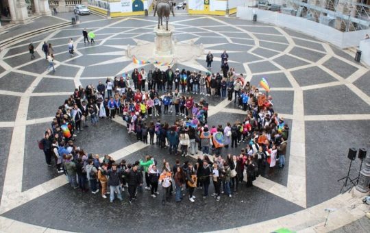 La voz global de la Cuarta Marcha Mundial por la Paz y la No Violencia en la propia ciudad