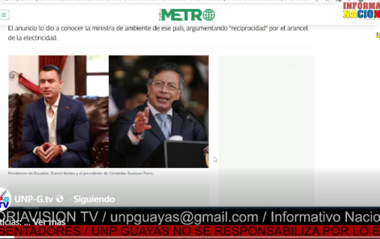 Informativo Nacional: Continúa la tensión: Ecuador aumentó 900% el costo del transporte del crudo colombiano por su oleoducto.