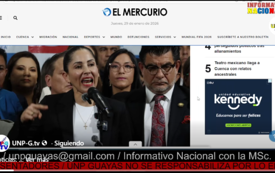 Informativo Nacional: Correístas se declaran perseguidos políticos tras allanamientos.