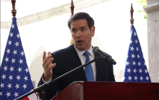 Marco Rubio agradece a Noboa por apoyo tras captura de Maduro