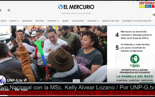 Informativo Nacional: Allanamiento al alcalde de Cuenca abre debate entre legalidad y motivación política.