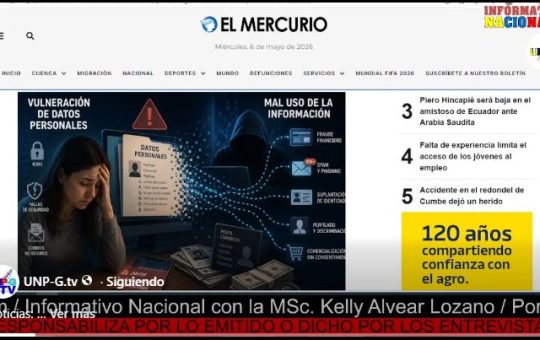 Informativo Nacional / Más de 14 millones de registros de datos del Registro Civil se habrían filtrado, prácticamente de toda la población ecuatoriana.