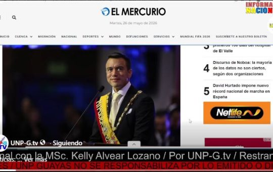 Informativo Nacional / Discurso de Noboa: la mayoría de los datos no son ciertos, según dos organizaciones.