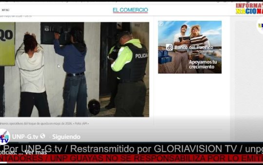 Informativo Nacional: 1.735 ciudadanos fueron detenidos durante esta primera semana Toque de Queda en Ecuador