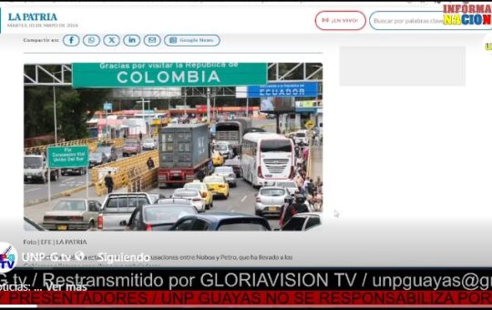 Informativo Nacional / Ecuador reducirá al 75 % los aranceles a productos colombianos a partir del 1 de junio.