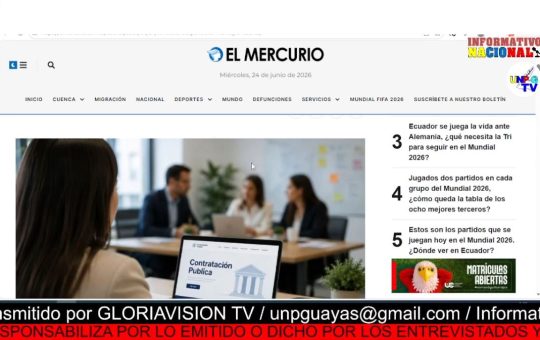 Informativo Nacional / 12 contratos del Municipio de Cuenca suspendidos o cancelados.