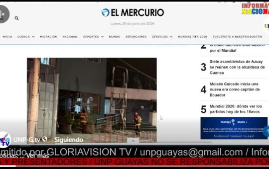 Informativo Nacional / Oficinas de la Agencia de Control Minero sufre atentando en Quito.