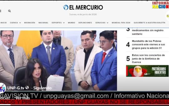 Informativo Nacional / Caso Progen: audios ponen en aprietos a Manzano y a Jácome.