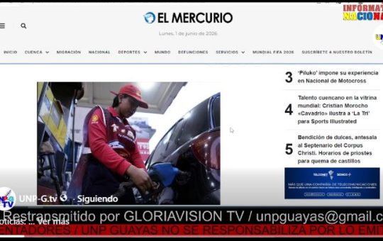 Informativo Nacional / Ecuador gastaría USD 2.000 millones por alza del petróleo.