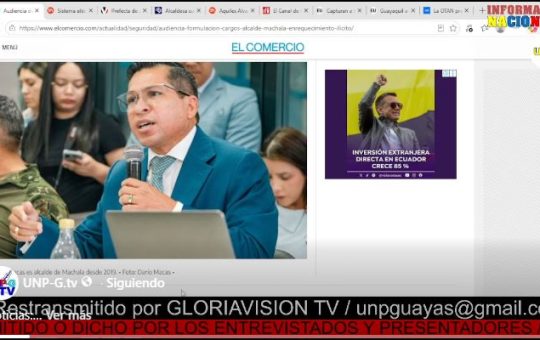 Informativo Nacional / Audiencia de formulación de cargos contra Alcalde de Machala se instala por presunto enriquecimiento ilícito.