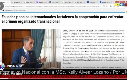 Informativo Nacional / Ecuador y socios internacionales fortalecen la cooperación.