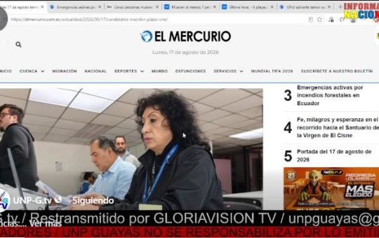 Informativo Nacional / Termina el plazo para inscribir a los candidatos a las Elecciones Seccionales 2027, este 17 de agosto a las 18h00.