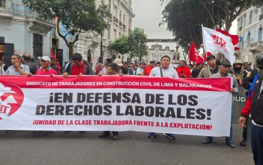 Perú: “No al recorte de derechos laborales ni trabajo precario para jóvenes”