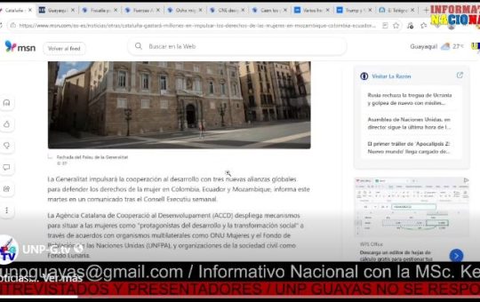 Informativo Nacional / El Ejército de Ecuador investiga un presunto abuso sexual en una cárcel de mujeres.