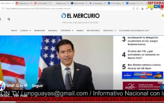 Informativo Nacional / Marco Rubio llega hoy a Ecuador. ¿Qué temas se tratarán?