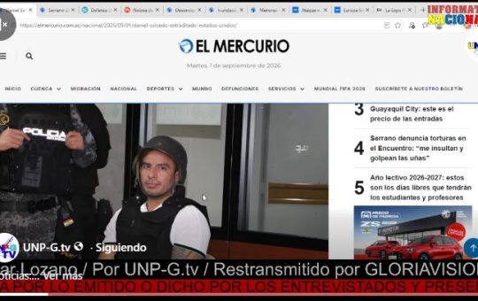 Informativo Nacional / Daniel Salcedo será extraditado a EE.UU. según ministro Reimberg.
